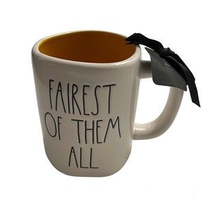 Rae Dunn x DISNEY PRINCESS Snow White  Fairest of Them All Double Sided Mug